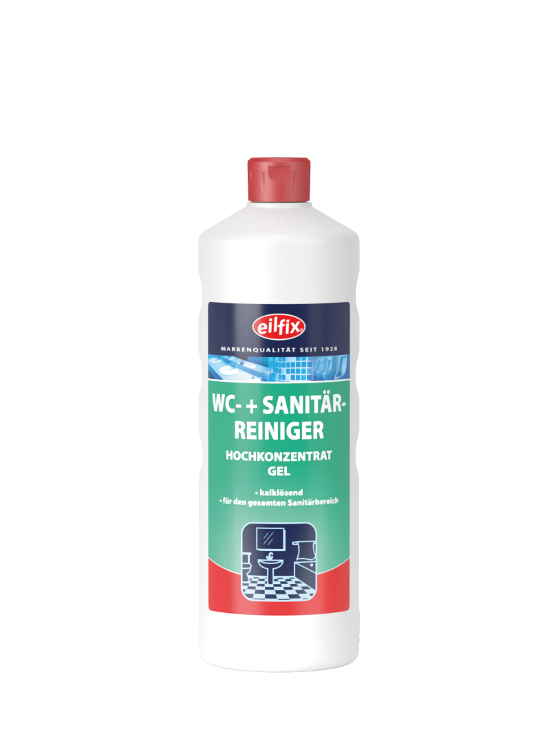 Eilfix® WC+ Sanitärreiniger | WC - Grün | 1 Liter Flasche