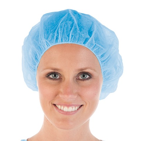 Baretthaube BETTINA Ø 60 cm 100 Stück/Packung vers. Farben