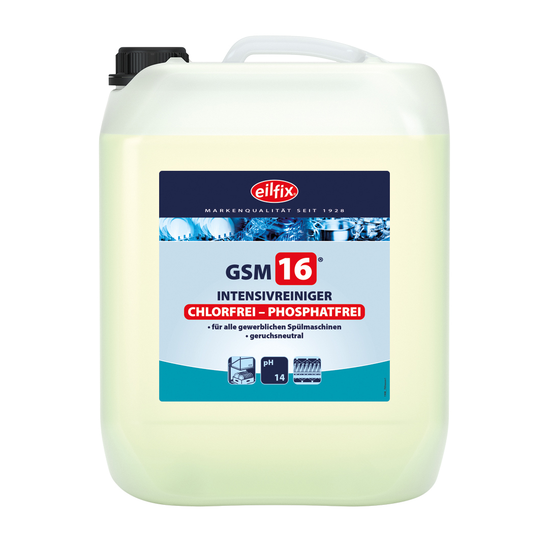 Eilfix® GSM 16 OCP | Geschirrspülmaschinenreiniger | chlor- & phosphatfrei | 14 kg Kanister