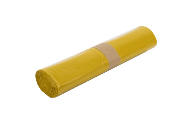 Müllsack | 120 Liter | Typ 60 | Gelb | 25 Stück/Rolle
