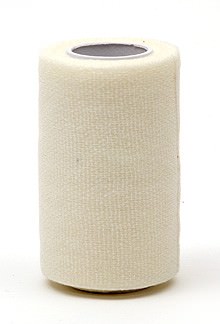Kohäsive Fixierbinde | Untertape | Weiß | 8 cm x 4 m | Einzeln verpackt