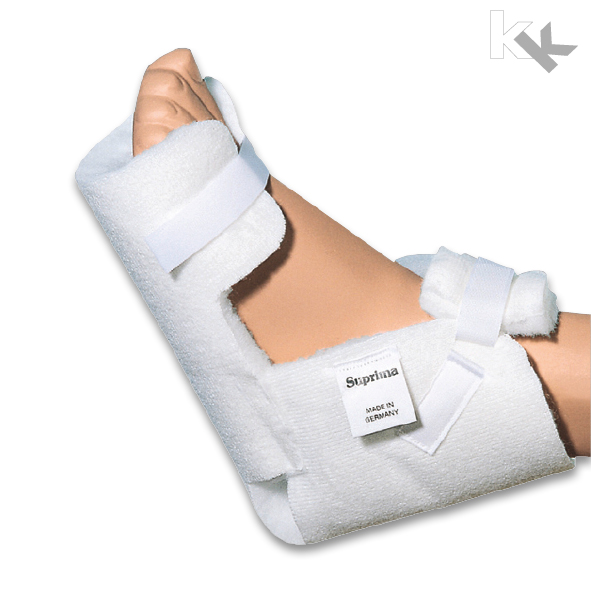 Suprima Fersenschuh kompakt Mit Klettverschluss Unisex Weiß 6828