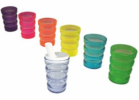 Sundo Rillenbecher Mit Tee-Aufsatz verschiedene Farben