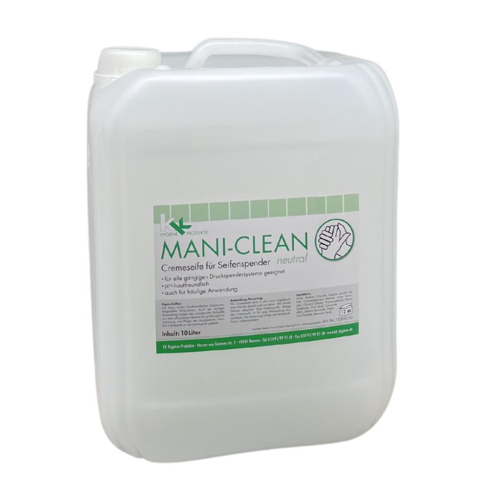 KK Mani-Clean neutral Seif | Cremeseife | 10 Liter Kanister