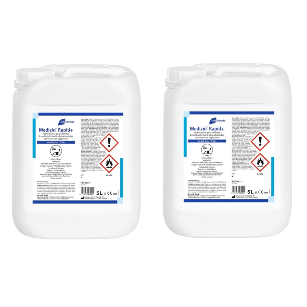 Meditrade Medizid Rapid+ 2 x 5 Liter Kanister