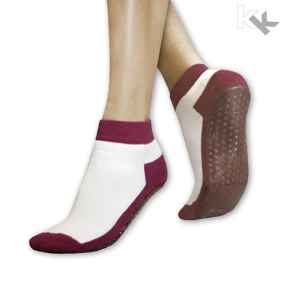 Suprima Anti-Rutsch-Socken Unisex Gr. 35/38-39/42 Bordeaux 4820