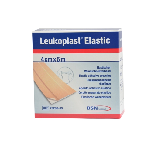 Leukoplast® Elastic | Pflaster | 4 cm x 5 m Rolle