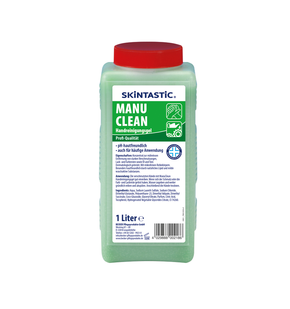 Manu Clean® Handreinigungsgel | 1 Liter Flasche