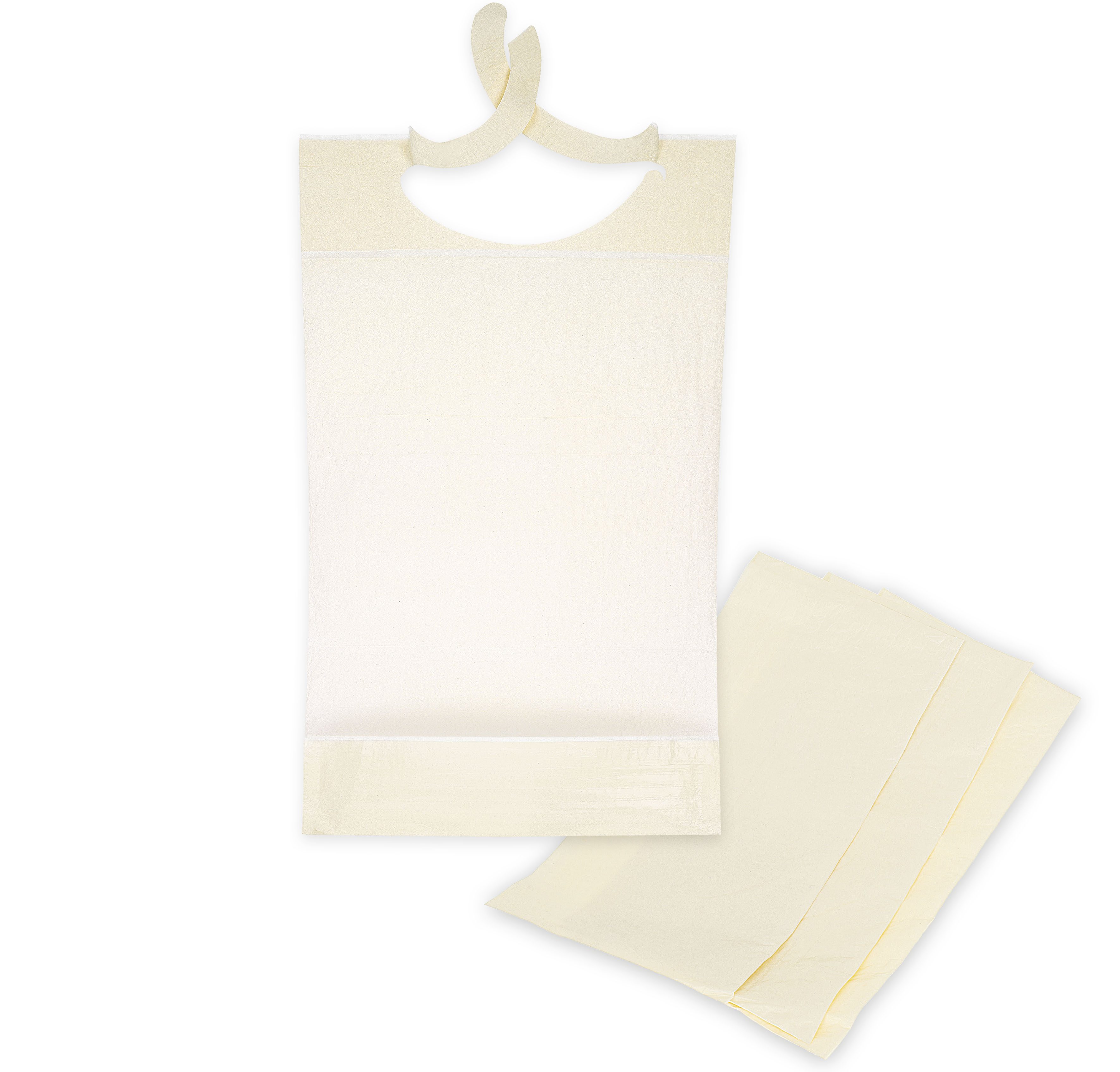 Schutzserviette | 36 x 68 cm | Mit Auffangtasche | 100 Stück/Packung