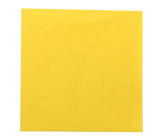 Tafelserviette Farbig 40 x 40 cm 3-lagig 1/4 Falz 250 Stück/Pack vers. Farben