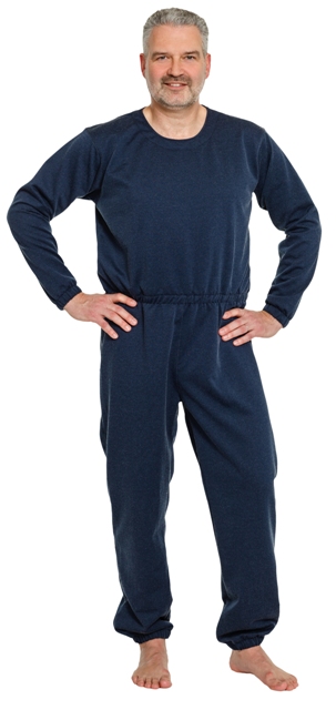 Suprima Pflegeoverall Unisex mit Sicherheitsknopf Größe S-XL Marine 4740