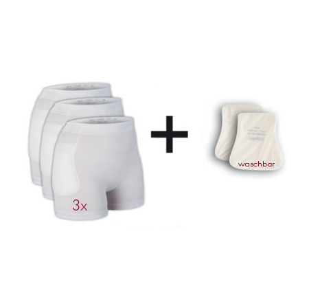 Suprima Hüftprotektor Set 4 Unisex S-XXL Weiß 1497