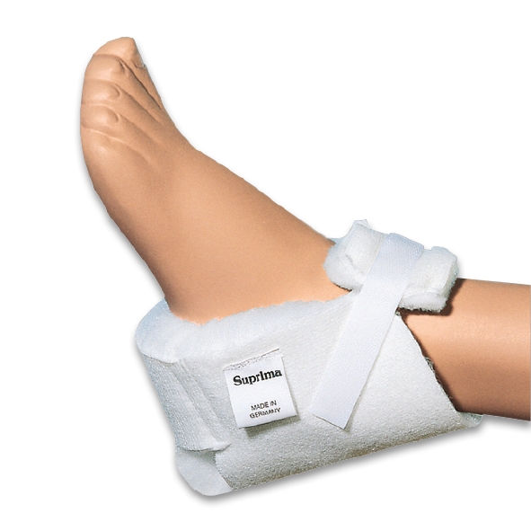 Surpima Fersenschuh Mit Ring und Klettverschluss Weiß 6027