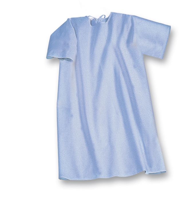 Suprima Pflegehemd Zum Binden Kurzarm Größe 40/42-52/54 Blau 4072