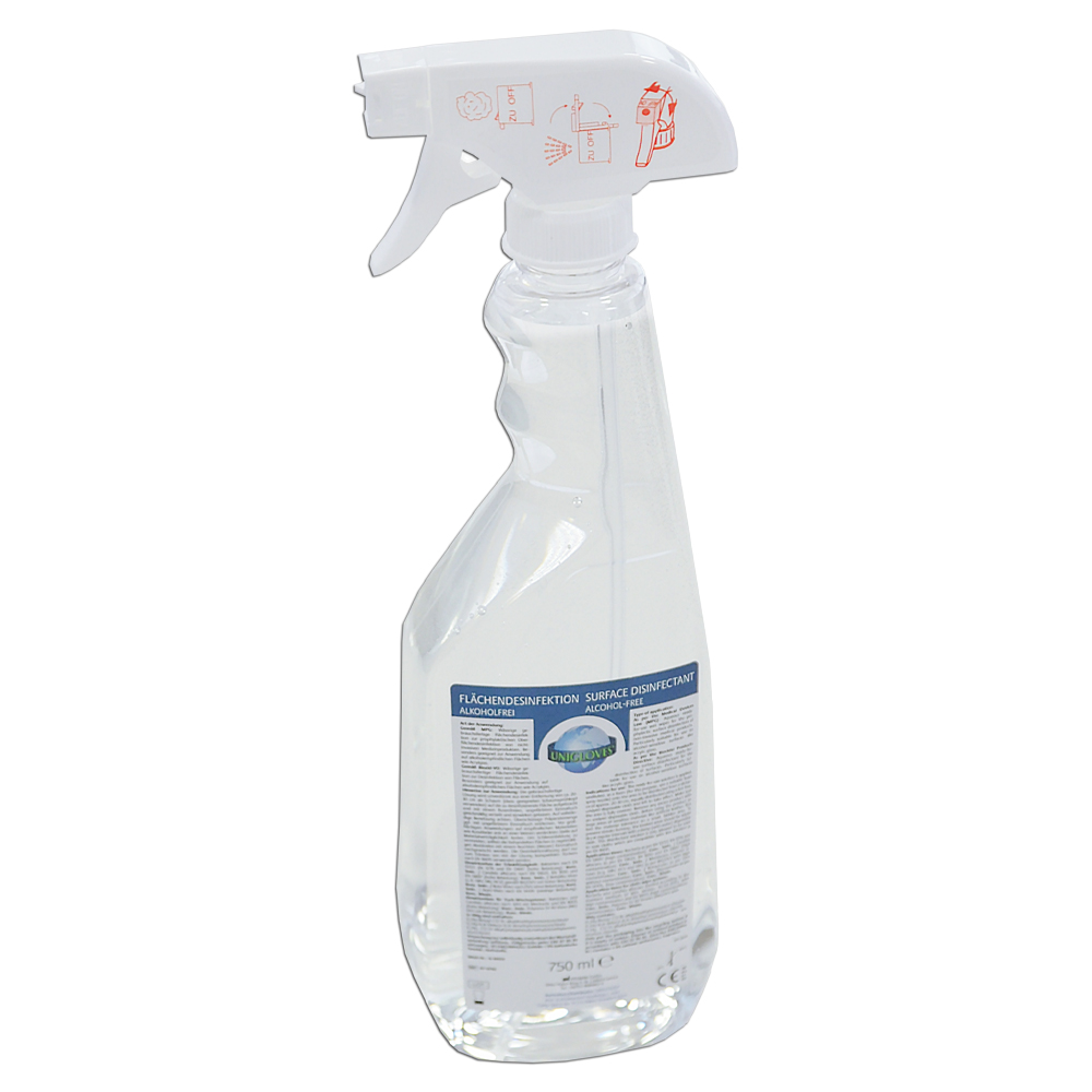 Unigloves Flächendesinfektion | Alkoholfrei | 750 ml Sprühflasche