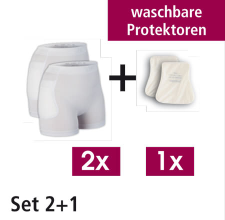 Suprima Hüftprotektor Set 2 Unisex Gr. S-XXL Weiß 1495