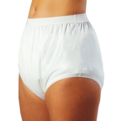Suprima  PU-Slip Unisex Größe 34-54 Schlupfform Weiß 1204