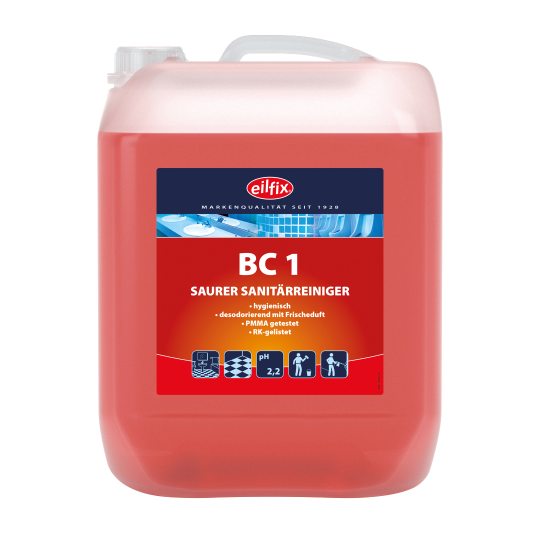 Eilfix® BC 1 | Sanitärreiniger sauer | 10 Liter Kanister