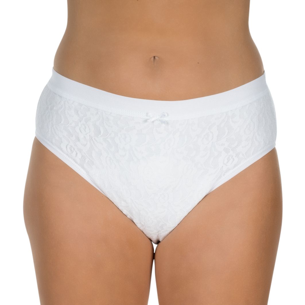 LaDonna Inkontinenz Slip Damen Größe S-XL Weiß mit Wäscheschutz 1267
